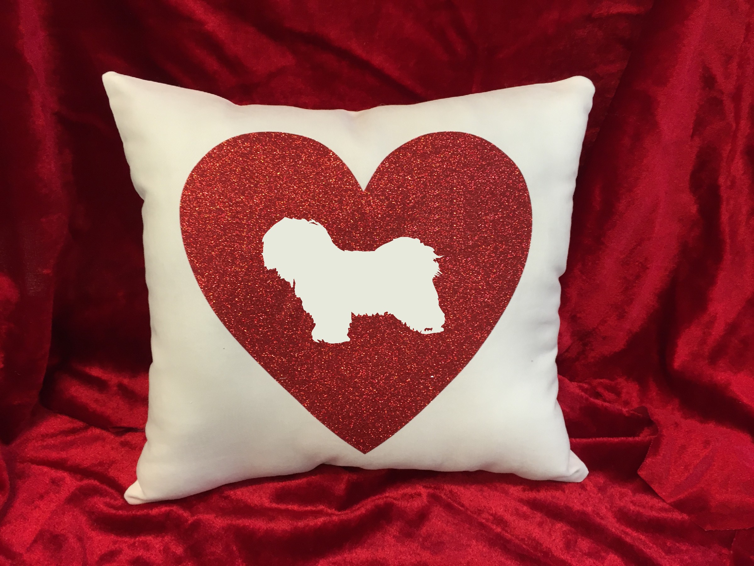 Dogs - Throw Pillow - Havanese